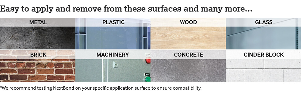 NextBond® High-Bond Opaque surfaces